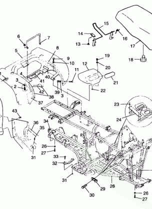 REAR CAB and SEAT - A99CH33IA (4949884988a005)