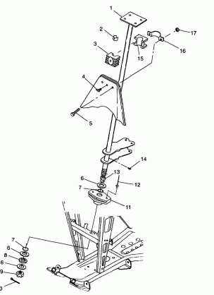 STEERING POST - A99CH33IA (4949884988b012)