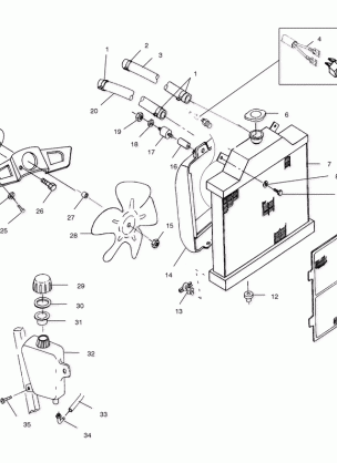 COOLING SYSTEM - A99CH45IA (4949154915A011)