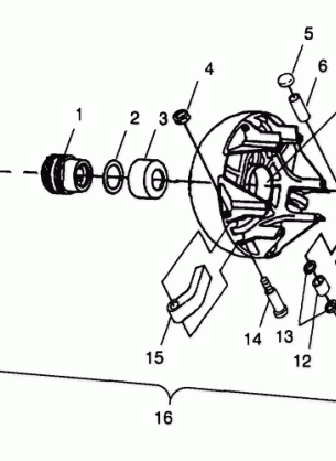 DRIVE CLUTCH - A99CH45IA (4949154915C002)