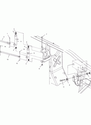 FRAME MOUNTING - A99CH45IA (4949154915B014)