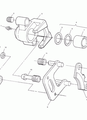 FRONT BRAKE - A99CH45IA (4949154915B007)