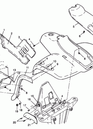 FRONT CAB - A99CH45IA (4949154915A007)