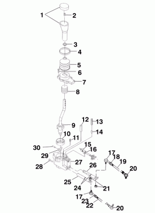 GEAR SELECTOR - A99CH45CA (4949154915D005)