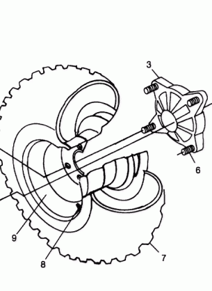 REAR WHEEL DRIVE - A99CH45IA (4949154915C011)