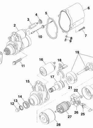 STARTING MOTOR - A99CH45CA (4949154915E005)