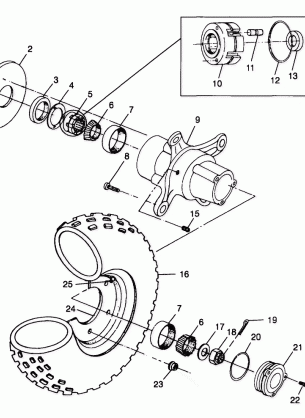 FRONT WHEEL - A99CH45IA (4949154915B006)