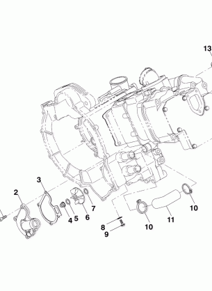 WATER PUMP - A99CH45CA (4949154915D010)