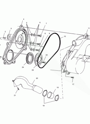 CLUTCH COVER - A99CH45IA (4949154915C004)