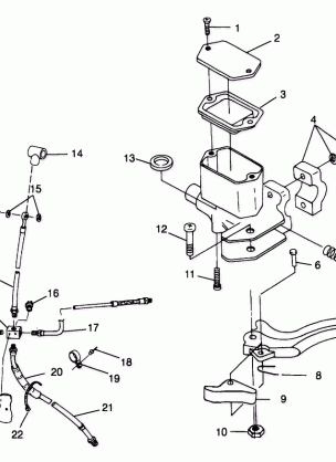 CONTROLS - MASTER CYLINDER / BRAKE LINE - A99CH45IA (4949154915B009)