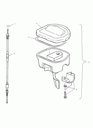 CONTROLS - THROTTLE ASM. / CABLE - A99CH45IA (4949154915B008)