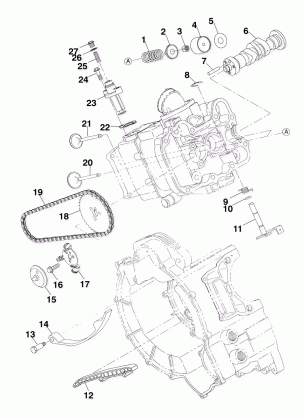 INTAKE and EXHAUST - A99CH45CA (4949154915D011)
