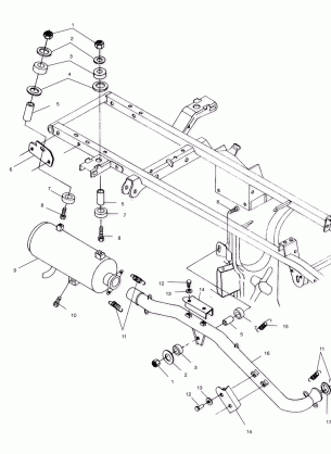 EXHAUST SYSTEM - A99CH45IA (4949154915A013)