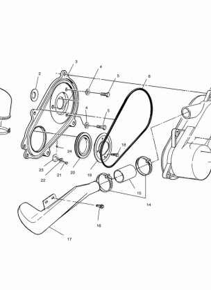 CLUTCH COVER - A99AE50DA (4949204920c010)