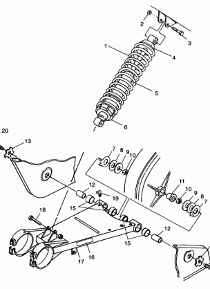 SWING ARM / SHOCK MOUNTING - A99AE50DA (4949204920c006)