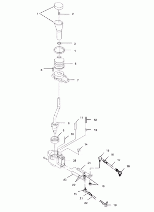 GEAR SELECTOR - A99CH50EB (4949114911d005)