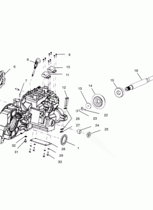 GEARCASE (Cases and Snorkel) - A99CH50EB (4949114911d002)