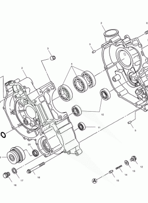 CRANKCASE - A99CH50EB (4949114911d006)