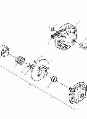 DRIVEN CLUTCH - A99CH50EB (4949114911c005)