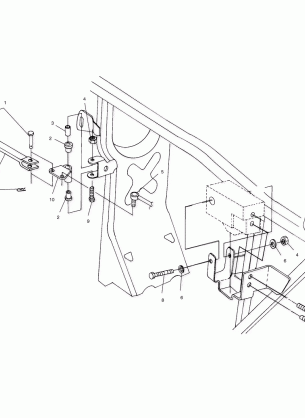 FRAME MOUNTING - A99CH50EB (4949114911c002)