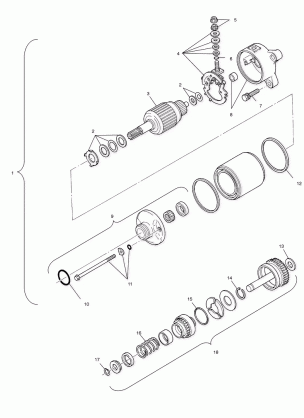 STARTING MOTOR - A99CH50EB (4949114911e004)