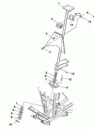 STEERING POST - A99CH50EB (4949114911b012)