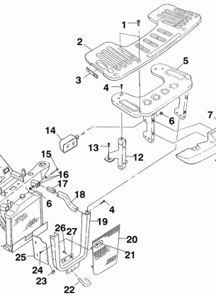 FRONT RACK and BUMPER MOUNTING - A99CH50EB (4949114911a009)