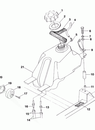 FUEL TANK - A99CH50EB (4949114911b002)