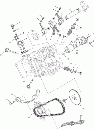 INTAKE and EXHAUST - A99CH50EB (4949114911d010)