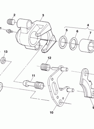 FRONT BRAKE - A99CH50EB (4949114911b009)