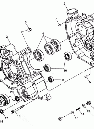 CRANKCASE - A99CH50AC (4952455245d006)