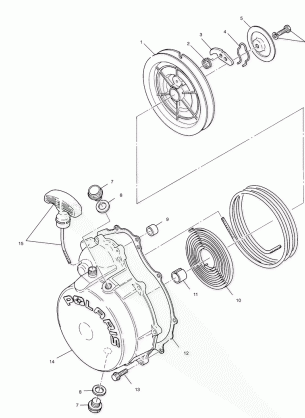 RECOIL STARTER - A99CH50EB (4949114911d013)