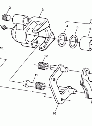 MIDDLE AXLE BRAKE - A99AE50DA (4949204920c002)