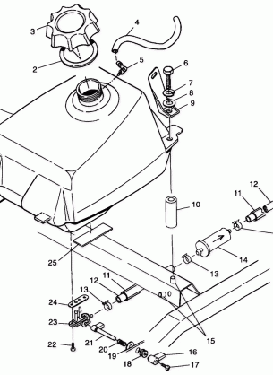 FUEL TANK - A99AE50DA (4949204920a014)