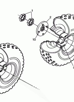 MIDDLE WHEEL - A99AE50DA (4949204920c005)