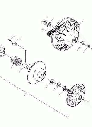 DRIVEN CLUTCH - A99AE50DA (4949204920c009)