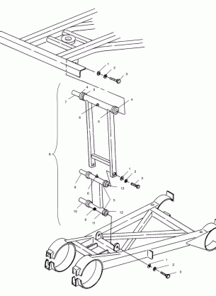 REAR STRUT STABILIZER - A99AE50DA (4949204920d001)