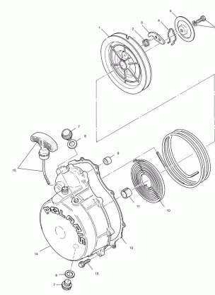 RECOIL STARTER - A99AE50DA (4949204920e006)