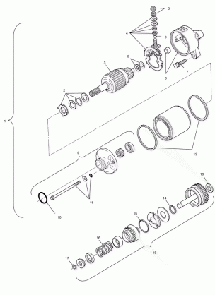 STARTING MOTOR - A99AE50DA (4949204920e007)