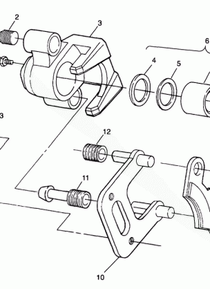 FRONT BRAKE - A99AE50DA (4949204920b009)