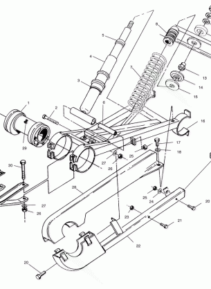 SWING ARM WELDMENT (REAR) - A99AE50DA (4949204920d002)