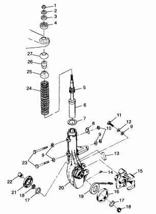 FRONT STRUT - A99AE50DA (4949204920b007)