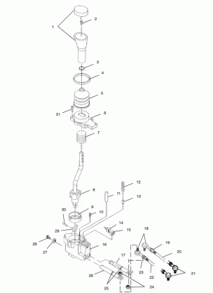 GEAR SELECTOR - A99AE50DA (4949204920d006)