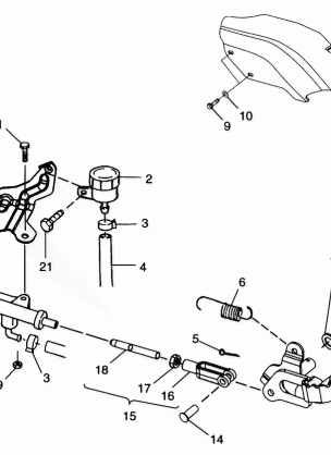 REAR BRAKE MASTER CYLINDER - A99BA38CA (4949534953b014)