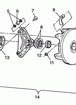 DRIVE CLUTCH - A99BA38CA (4949534953b011)