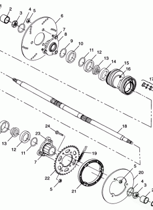 REAR HOUSING - A99BA38CA (4949534953c001)