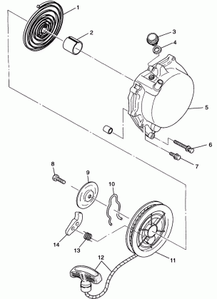 RECOIL STARTER - A99BA38CA (4949534953d002)