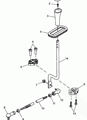 GEAR SELECTOR - A99BA38CA (4949534953c007)