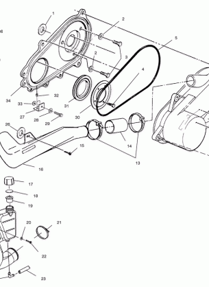 CLUTCH COVER - A99BA38CA (4949534953c004)