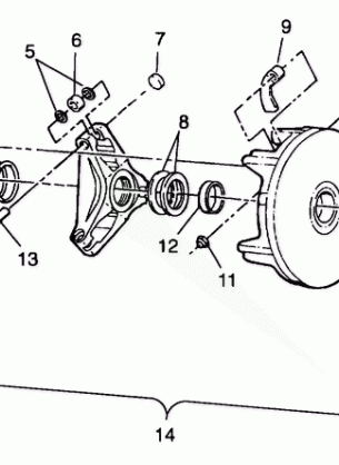 DRIVE CLUTCH - A99BG38CA (4949664966b013)